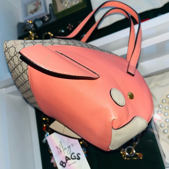 Gucci: Whale Animal Novelty Zoo Tote Bag - Picture 8 of 16